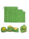 100% Cotton Vegetable Bags for Fridge Storage | Eco-Friendly Cotton Mesh Bags